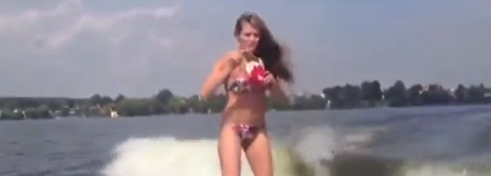Sexy model, Chinees eten en wakeboarden