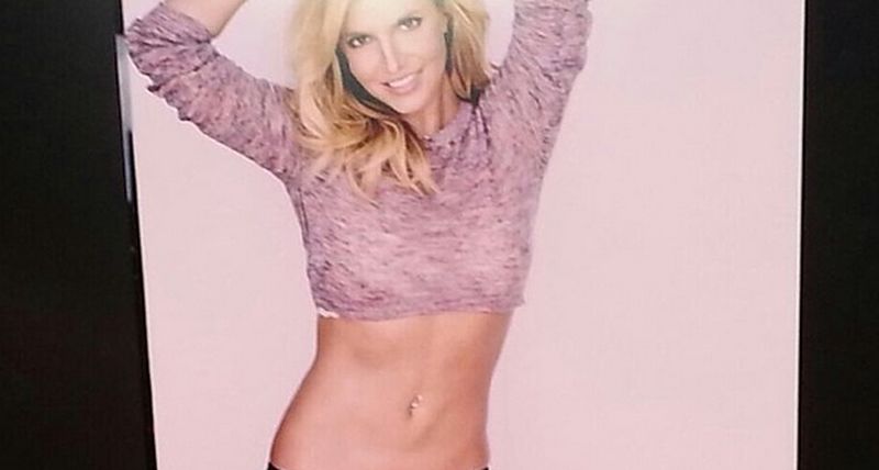 Britney Spears ziet er goed uit in haar onderbroek